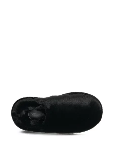 Papuci de casă Apparis cu blană negru
