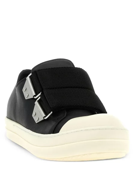 Kožne remenčić tenisice Rick Owens crna