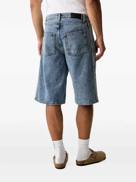Pantaloni scurți Adidas în carouri alb