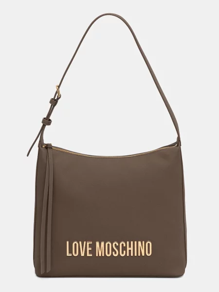 Geantă LOVE MOSCHINO maro