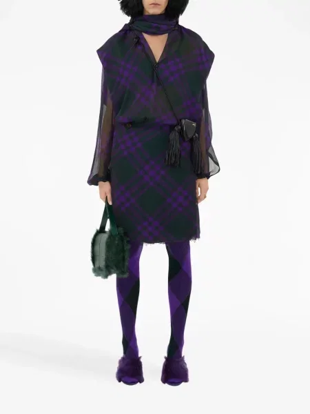 Pledas sijonas Burberry violetinė