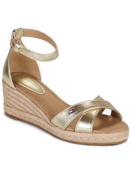 Pántos éksarkú espadrilles Tommy Hilfiger sárga