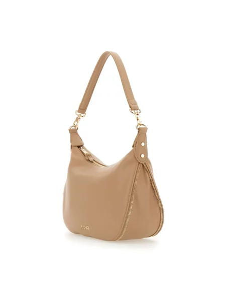 Torebka Liu Jo z odpinanym paskiem elegancka brązowa