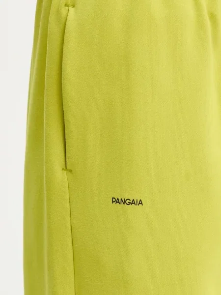 Однотонные спортивные штаны Pangaia зеленые