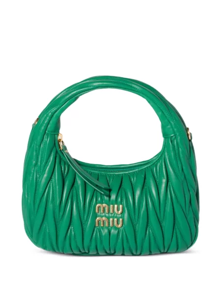 Geantă Miu Miu din piele verde