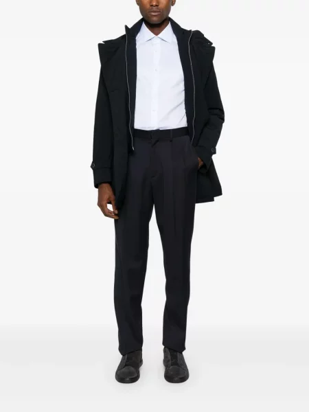 Dryžuota marškiniai Zegna mėlyna