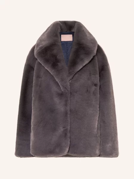 Ted Baker Bunda Z Umělé Kožešiny Fiela černošedá