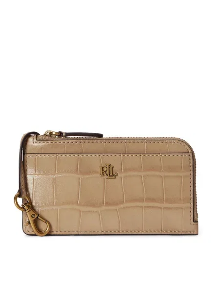 LAUREN RALPH LAUREN Etui na karty kredytowe beżowy