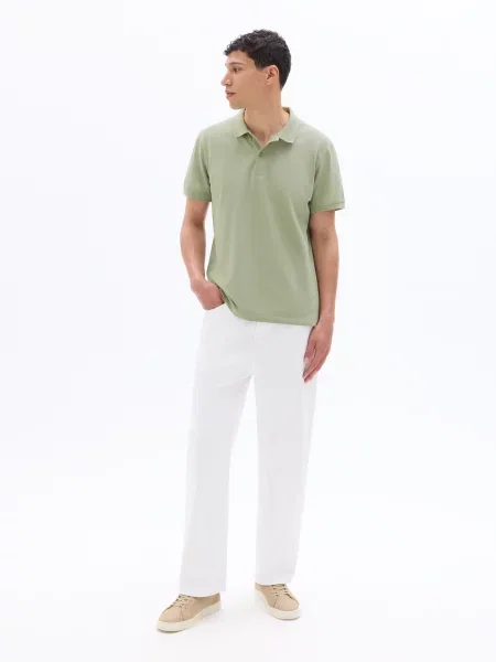 Tricou polo Celio verde