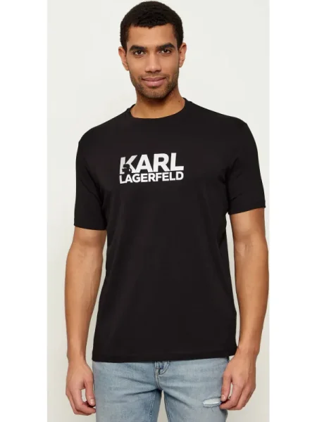KARL LAGERFELD Póló fekete