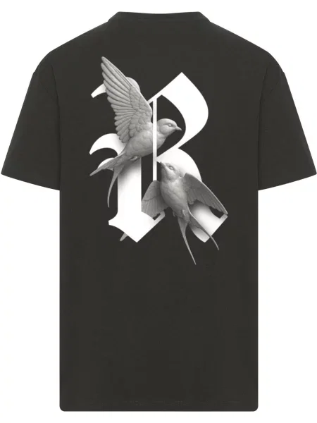Mister Tee Póló Rise Above szürke / fekete fehér