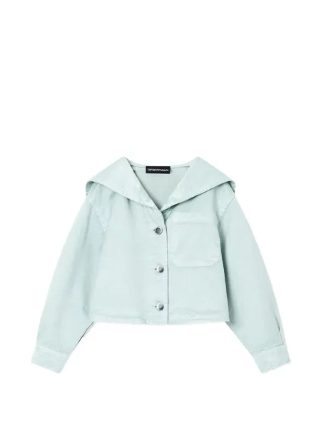 Dětska bunda Emporio Armani modrá
