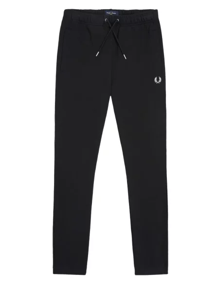Pantaloni Fred Perry alergare cu autograf cu cordon negru