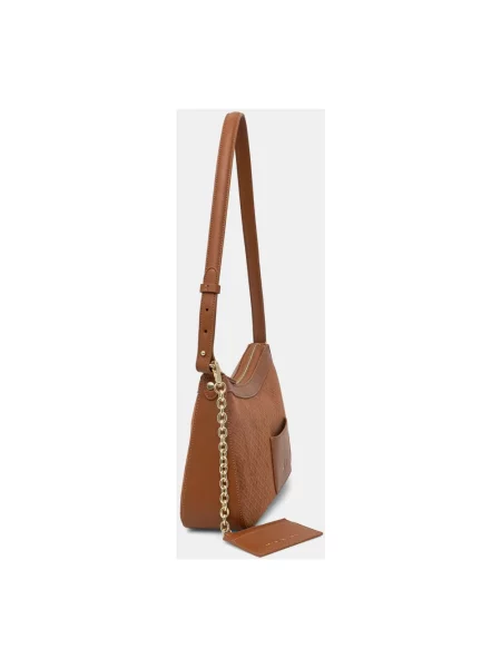Armani Exchange torebka bagietka brązowa