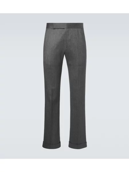Pantaloni Tom Ford de lână gri