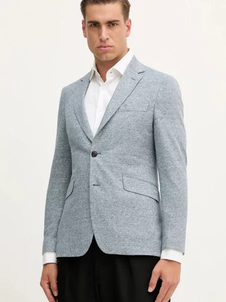 Sako s lanom Hackett London plava