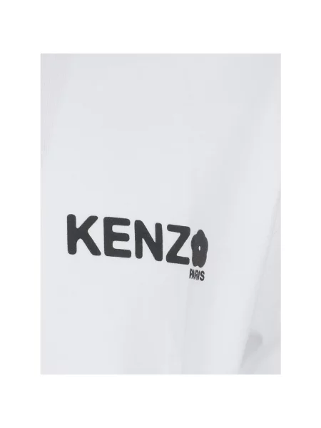 Kenzo Koszulki Mężczyzna L T-shirt z okrągłym dekoltem biały