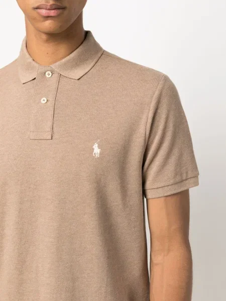 Къс флийс риза Polo Ralph Lauren кафяво