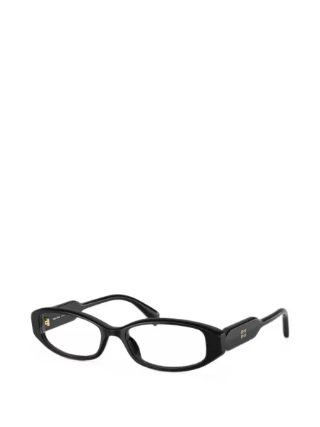 Sunčane naočale Miu Miu Eyewear s autogramom crna