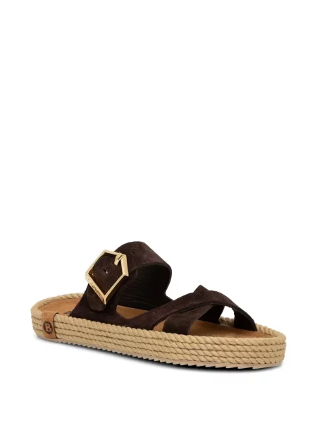 Espadrile Bohonomad cu cataramă maro