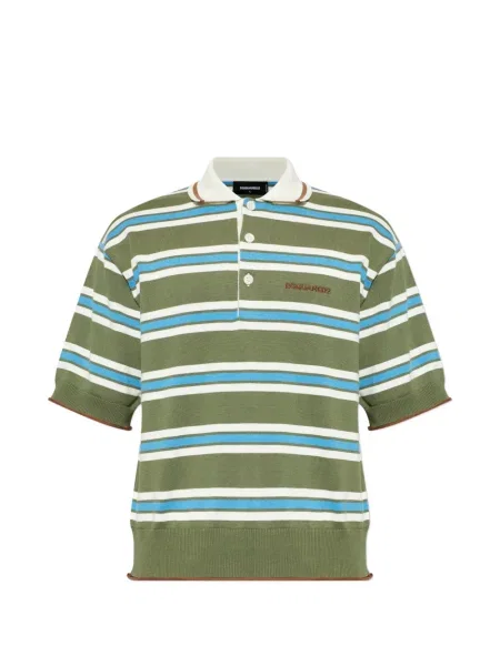 Polo Dsquared2 cu dungi verde