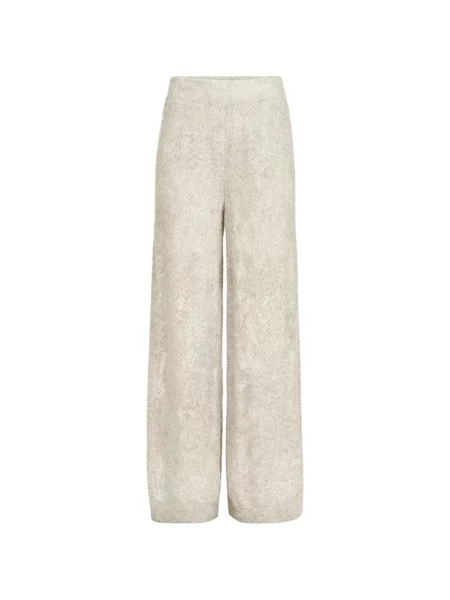 Pantaloni Brunello Cucinelli de lână cu model floral alergare