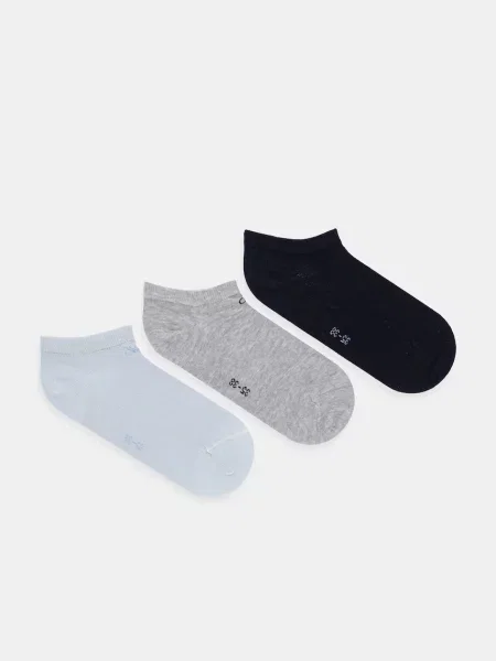 Къси чорапи Calvin Klein 3 чифта синьо