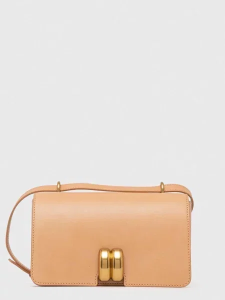 Usnjena torbica By Malene Birger bež