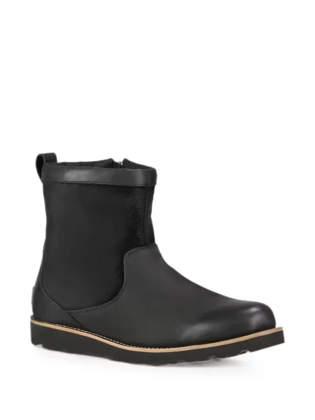 Botine Ugg din piele negru