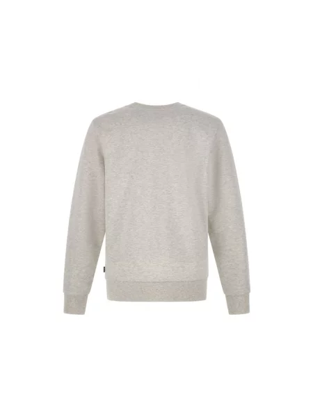 Bluza Hugo Boss z nadrukiem elegancka szara