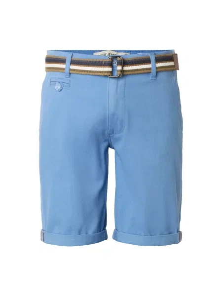 INDICODE JEANS Chino kalhoty Royler marine modrá / azurová / olivová bílá