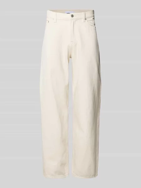 Jeans o kroju loose straight fit z wpuszczanymi model TED' Jack & Jones