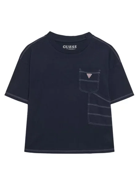 Guess T-Shirt Σκούρο μπλε