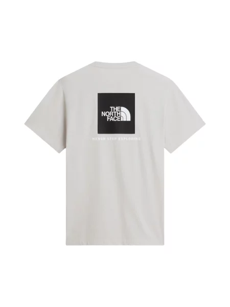 THE NORTH FACE Tričko Evolution Box Nse kamenná / čierna biela