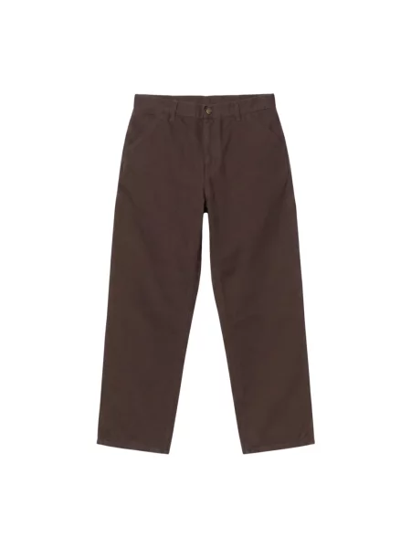 Spodnie Carhartt Wip brązowe