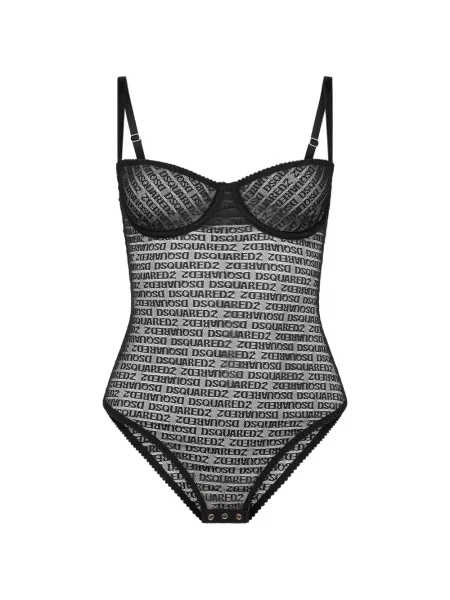 Body Dsquared2 cu imagine negru