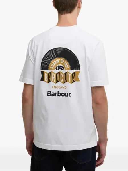 Tricou Barbour alb