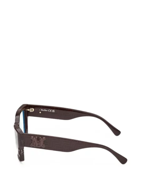 Sunčane naočale Max Mara Eyewear s autogramom smeđa