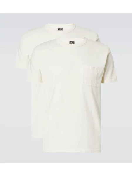 Риза Rrl от джърси бяло