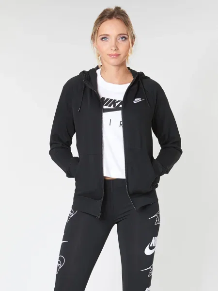 Hanorac cu glugă Nike negru