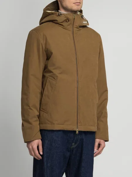 Пуховик Woolrich коричневий