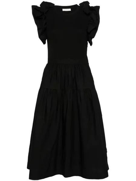 Rochie midi Ulla Johnson până la genunchi de costum negru