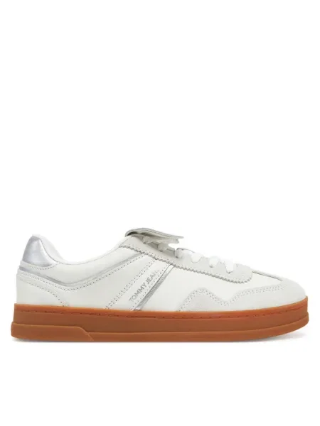 Tommy Jeans Sneakers The Greenwich Flap alb
