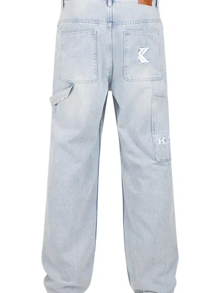 Karl Kani Jeans Carpenter deschis albastru