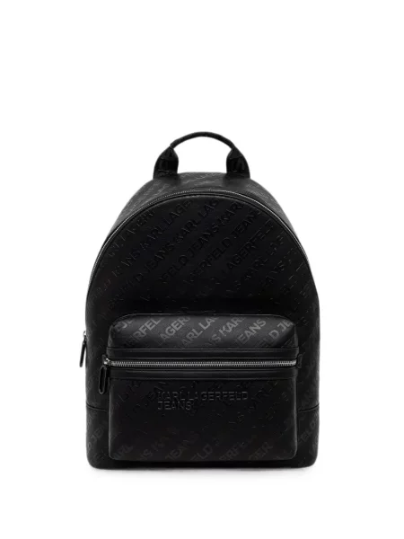 Rucsac Karl Lagerfeld Jeans cu autograf negru
