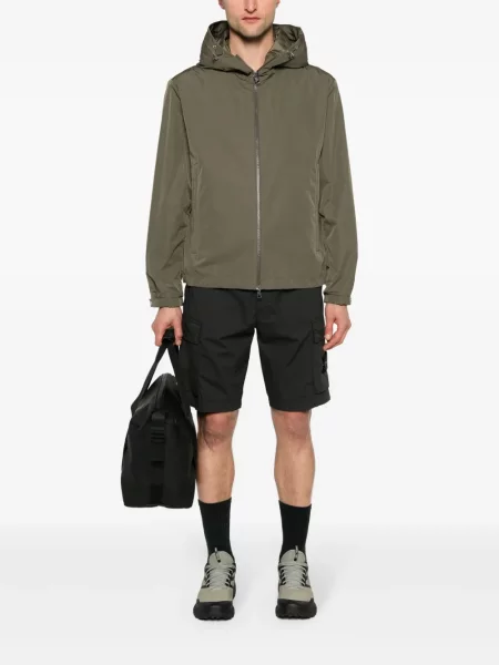 Bunda Moncler s kapucí zelená