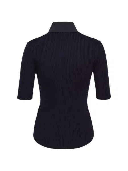 Πλεκτό polo Jil Sander γκρι