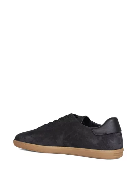 Sneakerși Zegna din piele de căprioară albastru