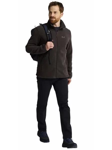 Флисовый свитер Jack Wolfskin серый
