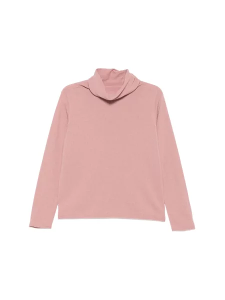 Sweter z golfem Le Tricot Perugia różowy